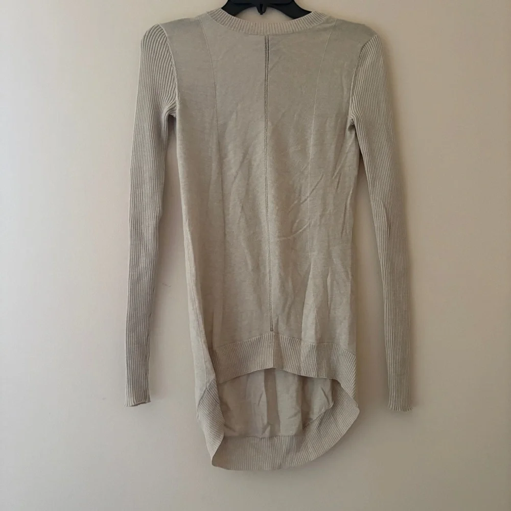 Vera Wang Lavender Label Wool High Low Tunic Sweater XS